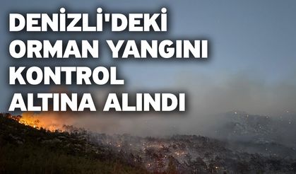 Denizli'deki orman yangını kontrol altına alındı
