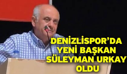 Denizlispor’da Yeni Başkan Süleyman Urkay Oldu