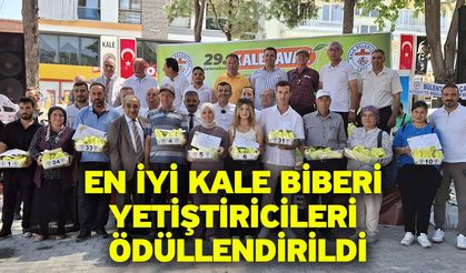 En iyi Kale Biberi yetiştiricileri ödüllendirildi