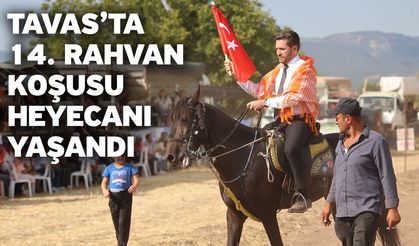 Tavas’ta 14. Rahvan Koşusu heyecanı yaşandı