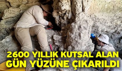 2600 Yıllık Kutsal Alan Gün Yüzüne Çıkarıldı