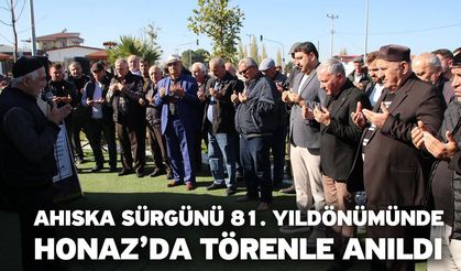 Ahıska Sürgünü 81. yıldönümünde Honaz’da törenle anıldı