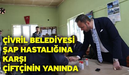 Çivril Belediyesi Şap Hastalığına Karşı Çiftçinin Yanında