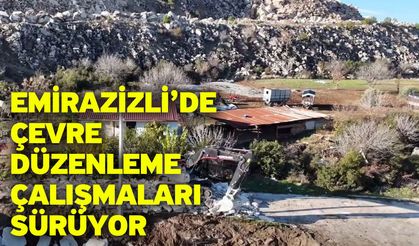 Emirazizli’de Çevre Düzenleme Çalışmaları Sürüyor