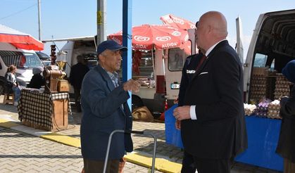 Kumral Salı Pazarı’nda Vatandaş ve Esnafla Buluştu