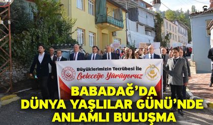 Babadağ’da Dünya Yaşlılar Günü’nde Anlamlı Buluşma