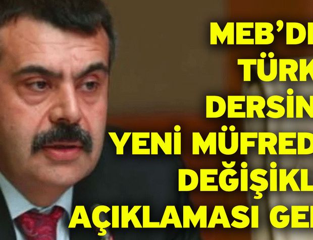 MEB’den, Türkçe dersinde yeni müfredat değişikliği açıklaması geldi
