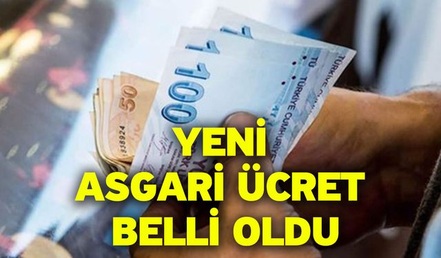 2024 yılı asgari ücret belli oldu!