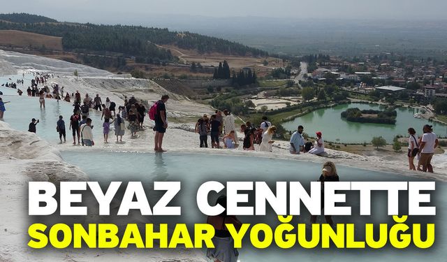 Beyaz cennette sonbahar yoğunluğu