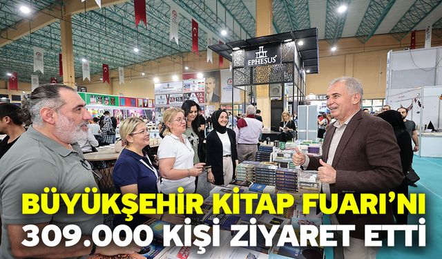 Büyükşehir Kitap Fuarı’nı 309.000 Kişi Ziyaret Etti