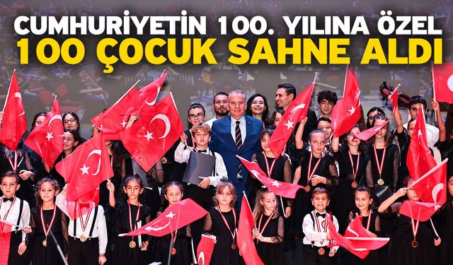 Büyükşehir Çocuk Korosu ve Orkestrası'ndan muhteşem performans