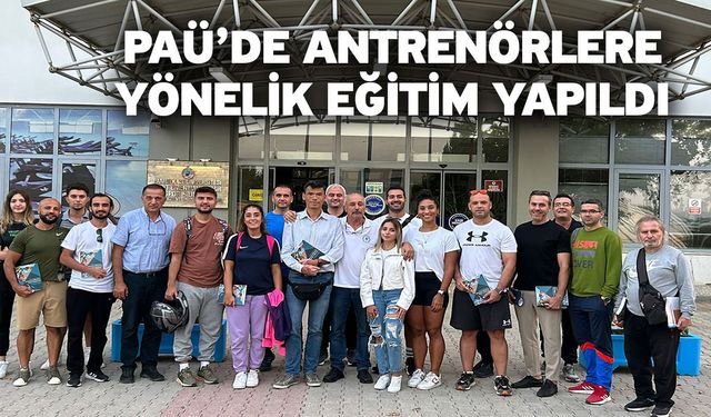 PAÜ’de Antrenörlere Yönelik Eğitim Yapıldı