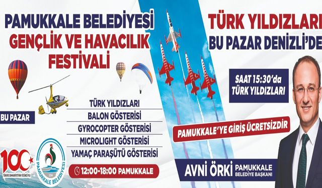 Türk Yıldızları Pamukkale’ye Geliyor