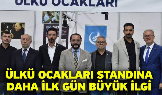 Ülkü Ocakları Standına Daha İlk Gün Büyük İlgi