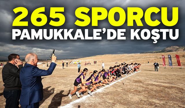 265 sporcu Pamukkale’de koştu