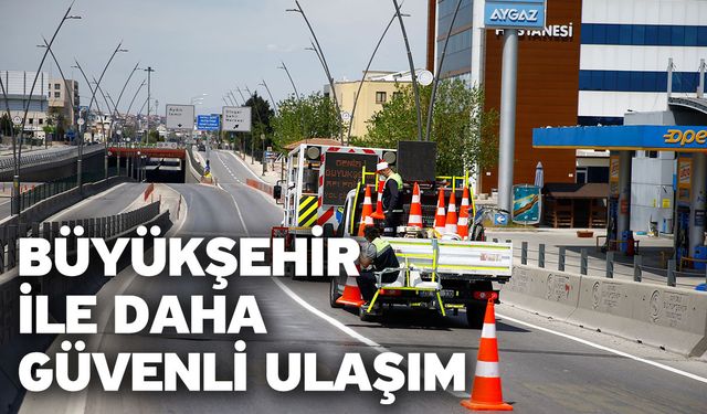 26.600 metrekare yol çizgisi yenilendi