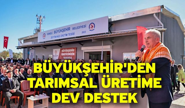 Denizli Büyükşehir Belediyesi Zeytinyağı Üretim Tesisi hizmete girdi