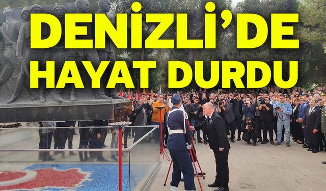 Denizli’de hayat durdu