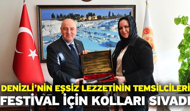 Denizli’nin Eşsiz Lezzetinin Temsilcileri Festival İçin Kolları Sıvadı