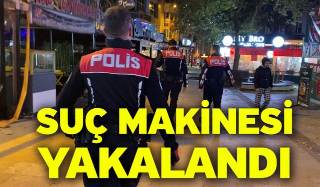 Suç Makinesi Yakalandı