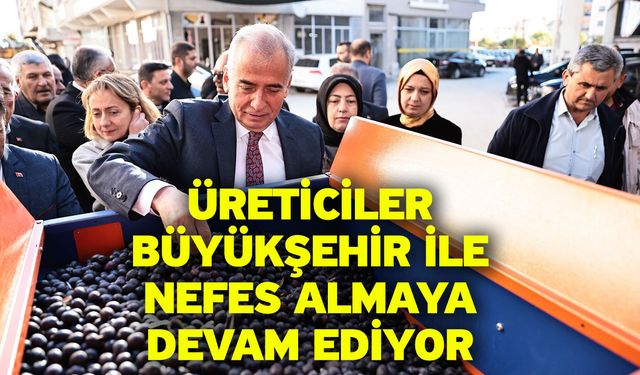 Kaleli üreticilere 3 adet zeytin eleme makinesi