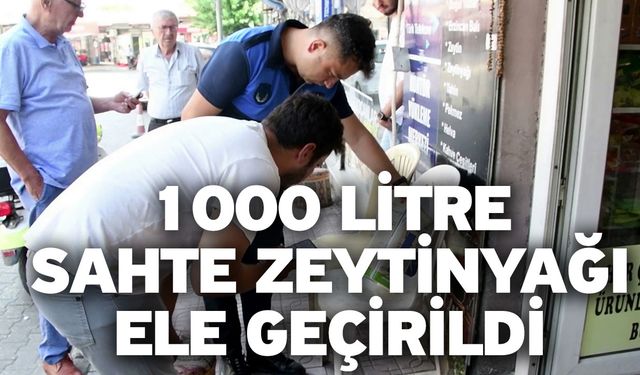 Buldan’da zeytinyağı denetimi yapıldı: 1000 Litre Sahte Zeytinyağı Ele Geçirildi