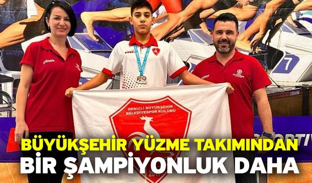 Büyükşehir Yüzme Takımından Bir Şampiyonluk Daha