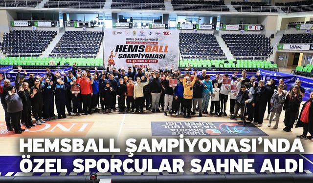 Hemsball Şampiyonası’nda Özel Sporcular Sahne Aldı