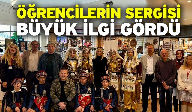 Öğrencilerin Sergisi Büyük İlgi Gördü