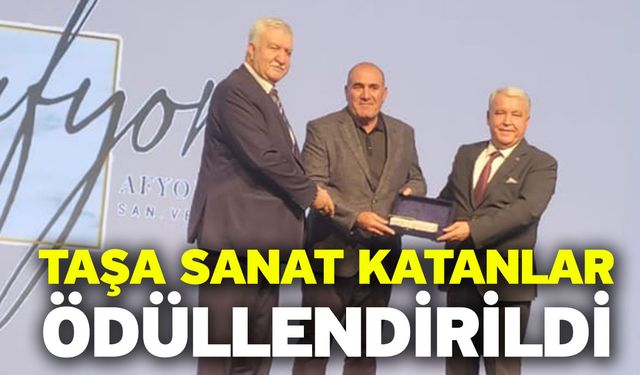 Taşa Sanat Katanlar Ödüllendirildi