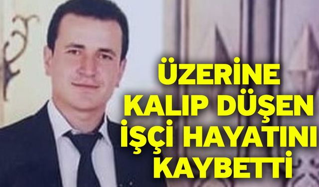 Üzerine Kalıp Düşen İşçi Hayatını Kaybetti