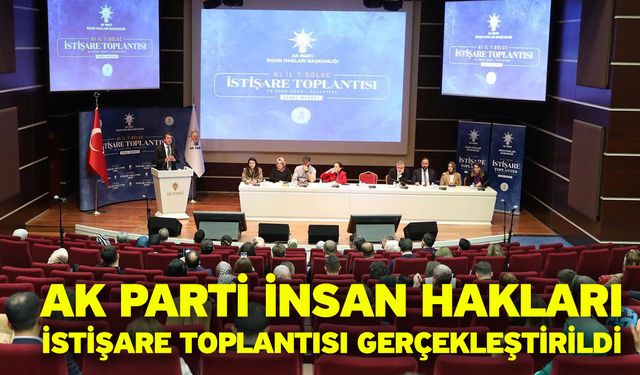 AK Parti İnsan Hakları İstişare Toplantısı gerçekleştirildi