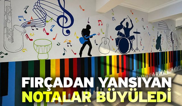 Fırçadan Yansıyan Notalar Büyüledi