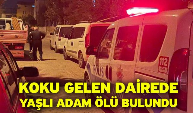 Koku gelen dairede yaşlı adam ölü bulundu