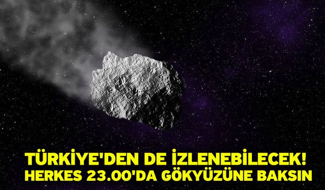 Türkiye'den de izlenebilecek! Herkes 23.00'da gökyüzüne baksın