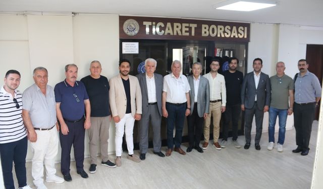 TÜKSİAD Yönetiminden Denizli Ticaret Borsası'na Ziyaret