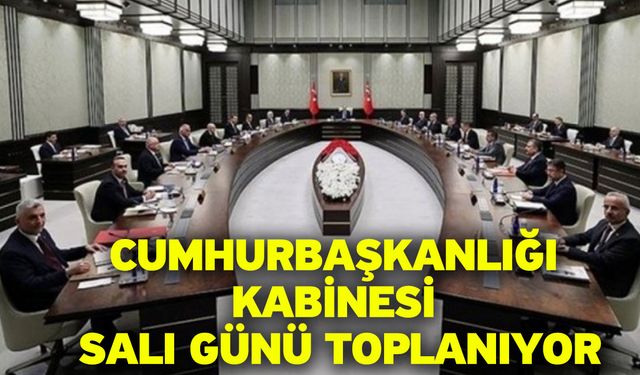 Cumhurbaşkanlığı Kabinesi Salı Günü Toplanıyor