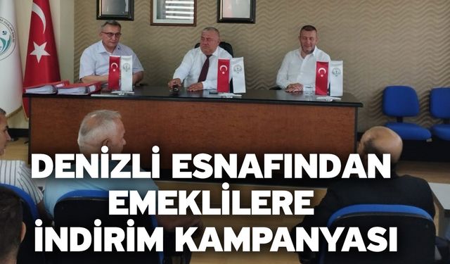 Denizli Esnafından Emeklilere İndirim Kampanyası