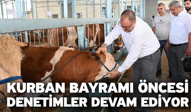 Kurban Bayramı Öncesi Denetimler Devam Ediyor