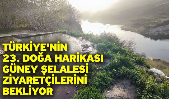 Denizli'nin saklı kalan güzelliği Güney Şelalesi her yıl binlerce turisti ağırlıyor