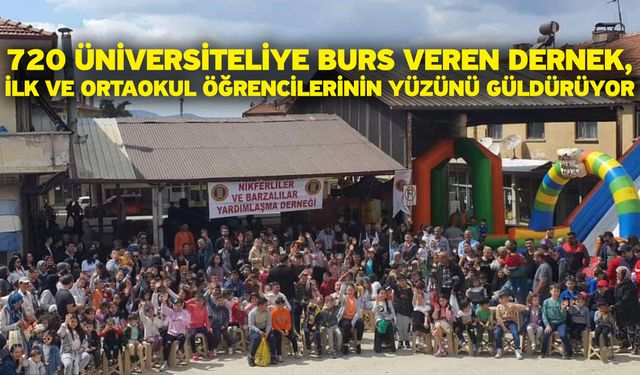 720 Üniversiteliye Burs Veren Dernek, İlk Ve Ortaokul Öğrencilerinin Yüzünü Güldürüyor