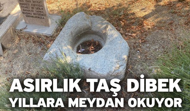 Asırlık taş dibek yıllara meydan okuyor