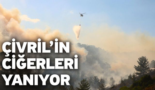 Çivril’in ciğerleri yanıyor