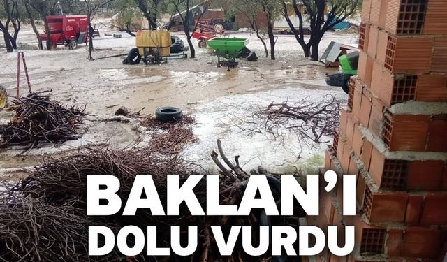 Baklan’ı Dolu Vurdu