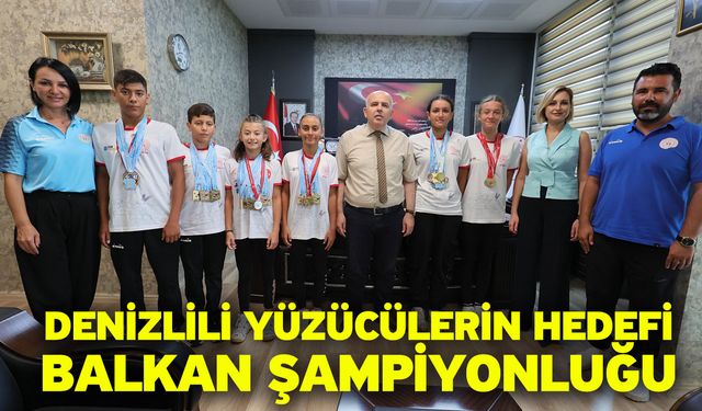 Denizlili yüzücülerin hedefi Balkan şampiyonluğu