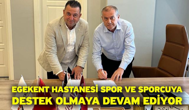 Egekent Hastanesi kadın voleybol takımına sponsor oldu