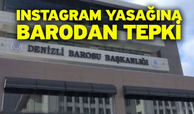 Instagram Yasağına Barodan Tepki