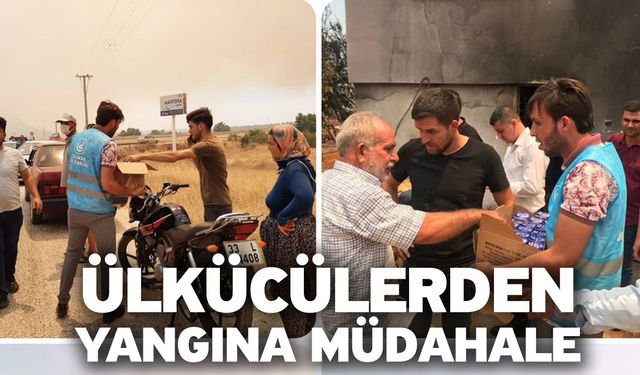 Ülkücülerden Yangına Müdahale