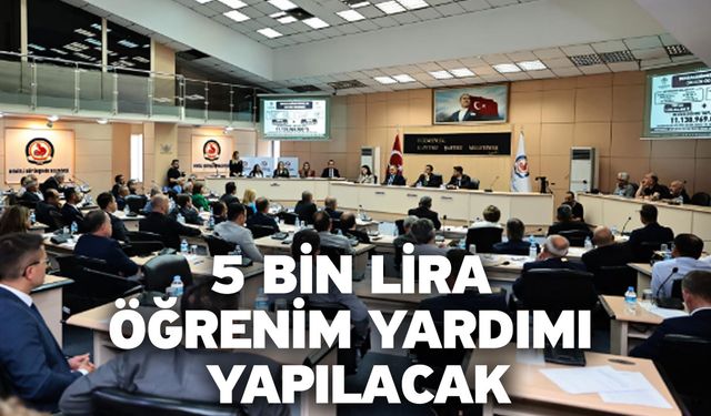 5 Bin Lira Öğrenim Yardımı Yapılacak