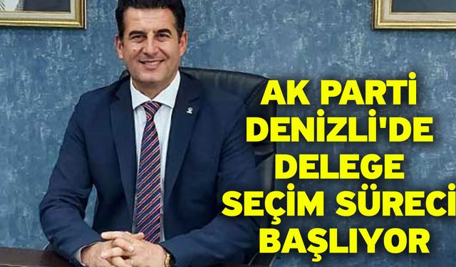 Ak Parti Denizli'de Delege Seçim Süreci Başlıyor